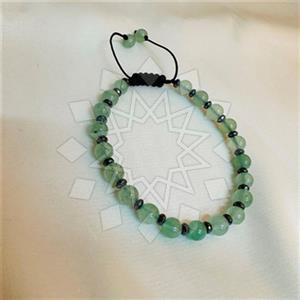 Gemstone and Bead Handmade Beaded  Adjustable Bracelet