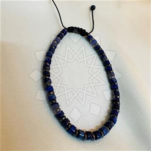 Gemstone and Bead Handmade Beaded  Adjustable Bracelet