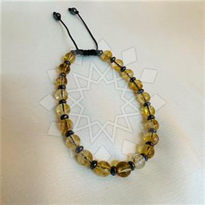 Gemstone and Bead Handmade Beaded  Adjustable Bracelet