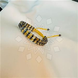 Gemstone and Bead Handmade Beaded  Adjustable Bracelet