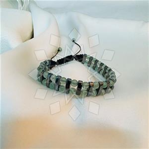 Gemstone and Bead Handmade Beaded  Adjustable Bracelet