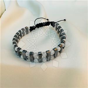 Gemstone and Bead Handmade Beaded  Adjustable Bracelet