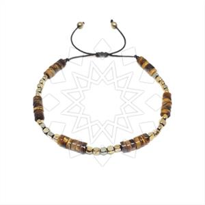 Gemstone and Bead Handmade Beaded  Adjustable Bracelet