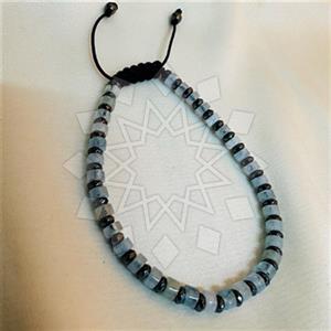 Gemstone and Bead Handmade Beaded  Adjustable Bracelet