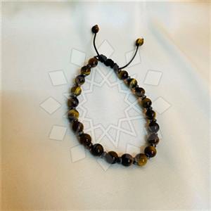 Gemstone and Bead Handmade Beaded  Adjustable Bracelet