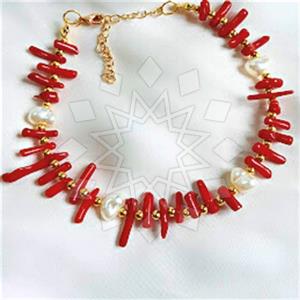 Gemstone and Bead Handmade Beaded  Anklet