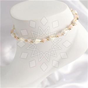 Gemstone and Bead Handmade Beaded  Anklet