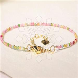 Gemstone and Bead Handmade Beaded  Anklet