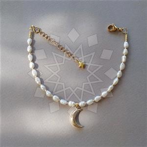 Gemstone and Bead Handmade Beaded  Anklet
