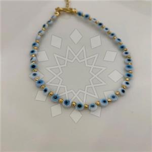 Gemstone and Bead Handmade Beaded  Anklet