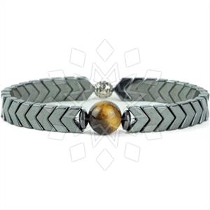 Gemstone and Bead Handmade Beaded  Bead and Charm Bracelet