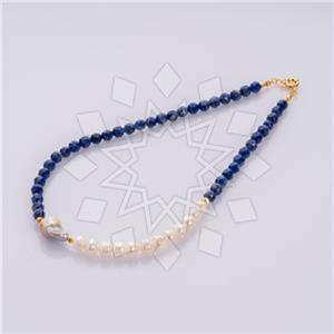 Gemstone and Bead Handmade Beaded  Beaded Necklace