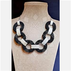 Gemstone and Bead Handmade Beaded  Beaded Necklace