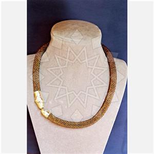 Gemstone and Bead Handmade Beaded  Beaded Necklace