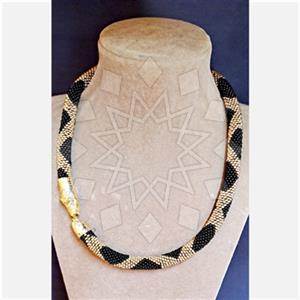 Gemstone and Bead Handmade Beaded  Beaded Necklace