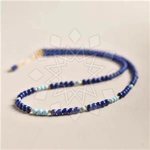 Gemstone and Bead Handmade Beaded  Beaded Necklace