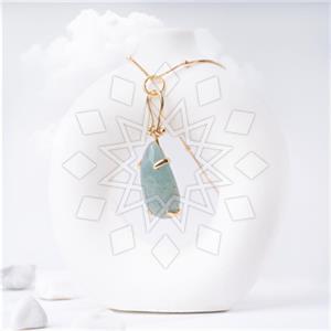 Gemstone and Bead Handmade Beaded  Pendant Necklace