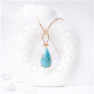 Gemstone and Bead Handmade Beaded  Pendant Necklace