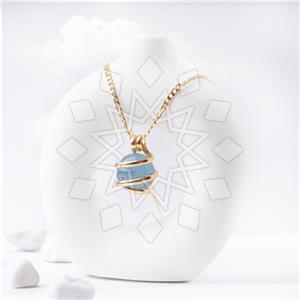 Gemstone and Bead Handmade Beaded  Pendant Necklace