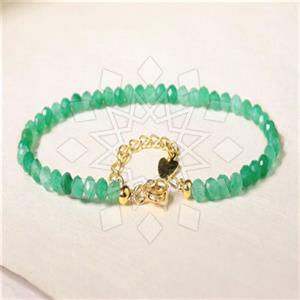 Gemstone and Bead Handmade Beaded  Tennis Bracelets