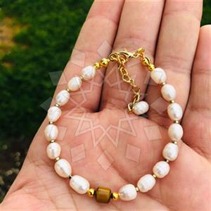 Gemstone and Bead Bead and Charm Bracelet