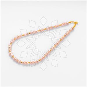 Gemstone and Bead Beaded Necklace