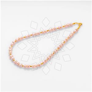 Gemstone and Bead Beaded Necklace