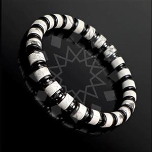 Gemstone and Bead Mens  Mens Bracelet