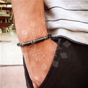 Gemstone and Bead Mens  Mens Bracelet