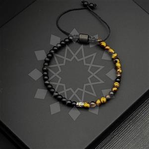 Gemstone and Bead Mens  Mens Bracelet