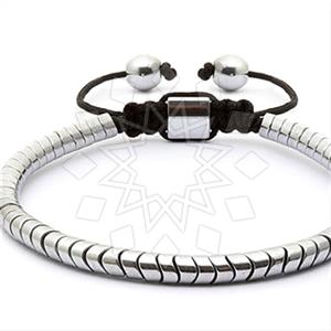 Gemstone and Bead Mens  Mens Bracelet