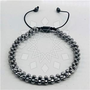 Gemstone and Bead Mens  Mens Bracelet