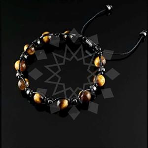 Gemstone and Bead Mens  Mens Bracelet