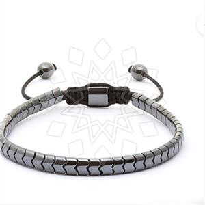 Gemstone and Bead Mens  Mens Bracelet