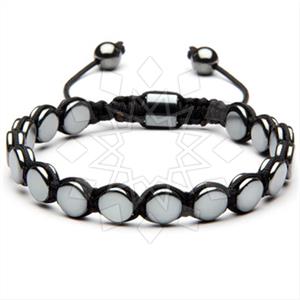 Gemstone and Bead Mens Mens Bracelet