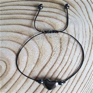 Gemstone and Bead Statement  Macrame String Bracelets