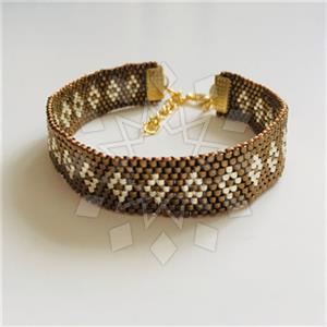 Gemstone and Bead Statement  Unique Bracelets