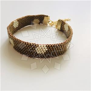 Gemstone and Bead Statement  Unique Bracelets