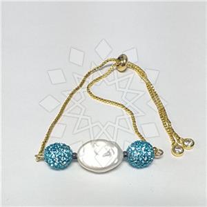 Fashion Gemstone and Crystal  Adjustable Bracelet