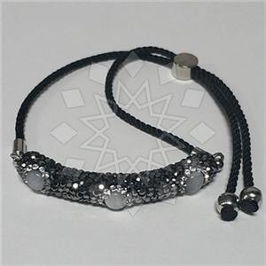 Fashion Gemstone and Crystal  Adjustable Bracelet