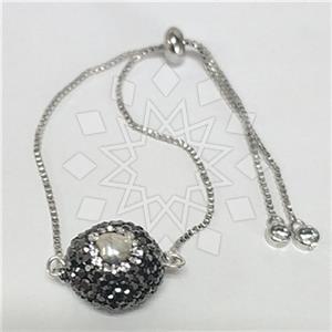 Fashion Gemstone and Crystal  Adjustable Bracelet