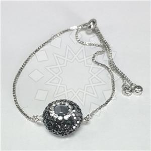 Fashion Gemstone and Crystal  Adjustable Bracelet