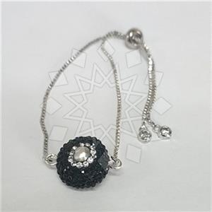 Fashion Gemstone and Crystal  Adjustable Bracelet