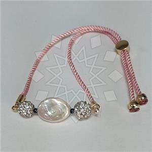 Fashion Gemstone and Crystal  Adjustable Bracelet