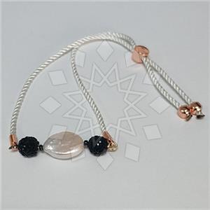 Fashion Gemstone and Crystal  Adjustable Bracelet