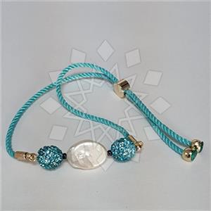 Fashion Gemstone and Crystal  Adjustable Bracelet