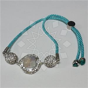 Fashion Gemstone and Crystal  Adjustable Bracelet