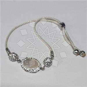 Fashion Gemstone and Crystal  Adjustable Bracelet