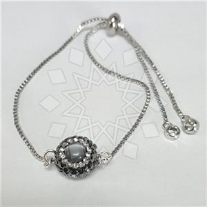 Fashion Gemstone and Crystal  Adjustable Bracelet