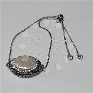 Fashion Gemstone and Crystal  Adjustable Bracelet